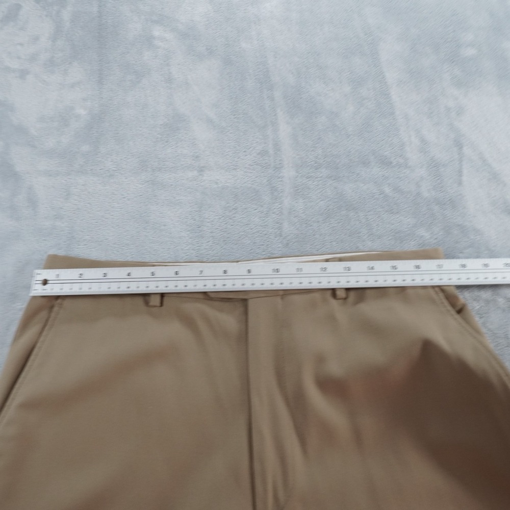 Zanella Benny Mens Dress Pants 34 Tan Wool Italy Trouser Classic Office - Picture 5 of 14
